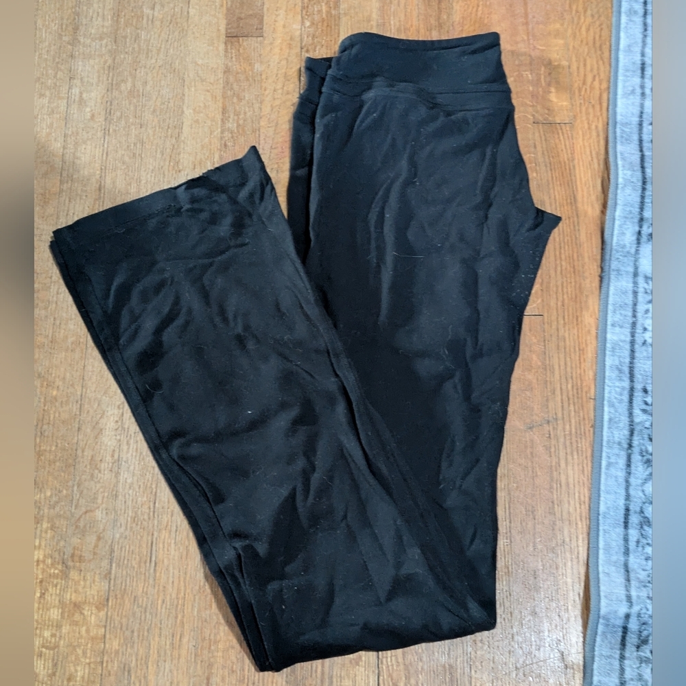 Black Lulu Flare Leggings